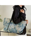 Retro Jacquard Knitted Large Tote: Your Go-To Commuter Shoulder Bag