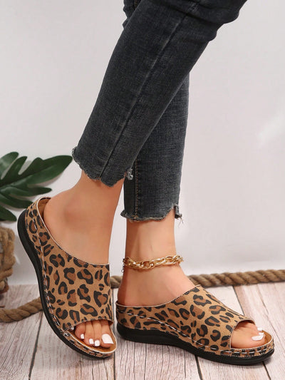 Leopard Print Summer Mules: Elevate Your Beachwear Style