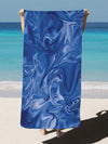 River Print Microfiber Beach Towel: Your Ultimate Companion for Swimming, Camping, and Sports!