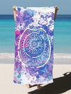 River Print Microfiber Beach Towel: Your Ultimate Companion for Swimming, Camping, and Sports!