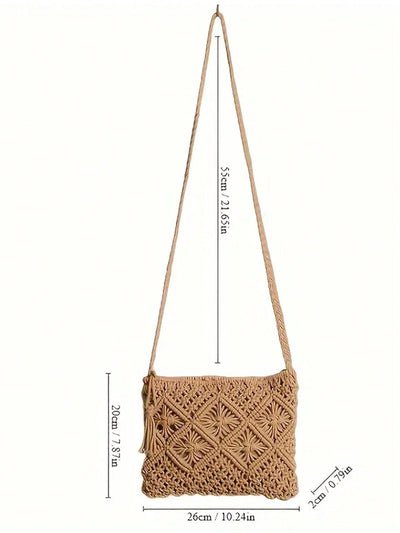 Woven Crossbody Bag: The Perfect Vacation and Casual Must-Have