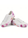 Floral Lace-Up Casual Walking Shoes: Step into Style with White Flat Kateboard Sneakers