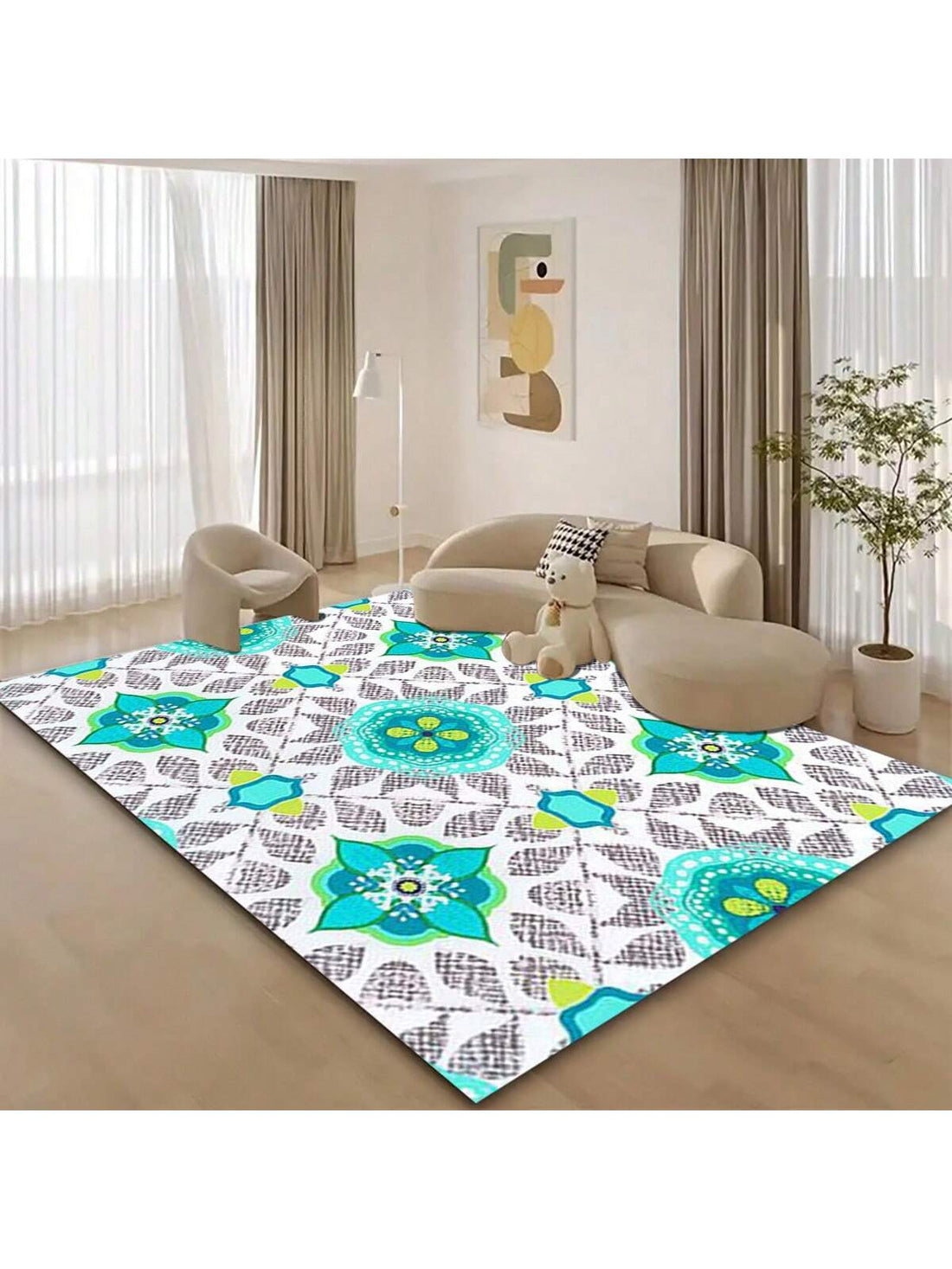 Transform your home decor with our Chic Anti-Slip Area <a href="https://canaryhouze.com/collections/rugs-and-mats" target="_blank" rel="noopener">Rug</a>. Featuring an anti-slip design, this rug adds a touch of luxury to any room. Say goodbye to traditional rugs that move and slip, and embrace the stylish and functional design of our Chic Anti-Slip Area Rug.