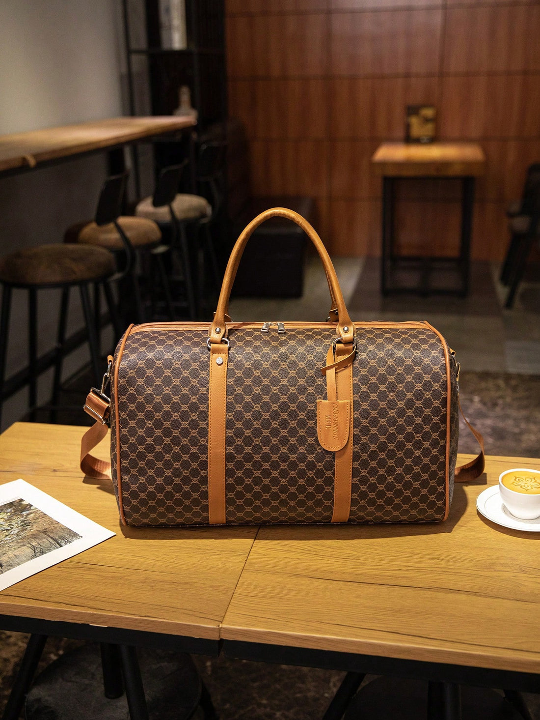 Stay organized and professional with our Khaki Color Block Striped Lightweight Tote, the ultimate business travel companion for men. With its lightweight design and functional color block stripes, this tote is perfect for carrying all your essential items while on the go. Stay stylish and prepared with ease.