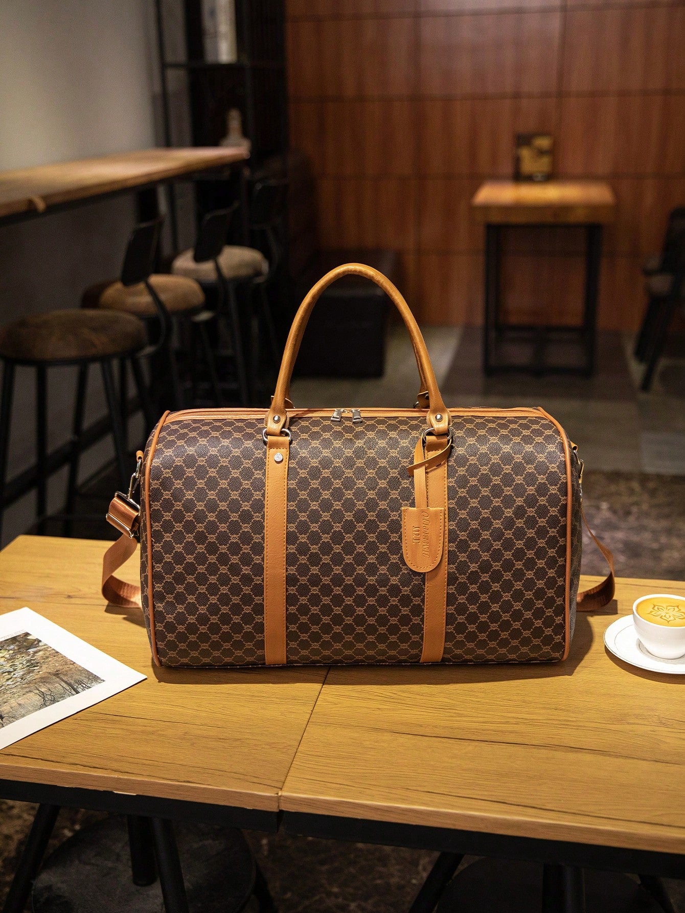 Stay organized and professional with our Khaki Color Block Striped Lightweight Tote, the ultimate business travel companion for men. With its lightweight design and functional color block stripes, this tote is perfect for carrying all your essential items while on the go. Stay stylish and prepared with ease.