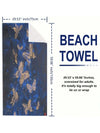 Summer Essential: Extra Large Beach Towel - Super Absorbent & Windproof