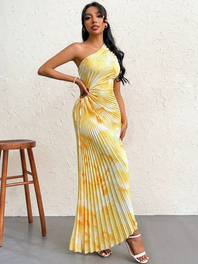 Chic and Elegant: Spring Break One-Shoulder Prom Dress