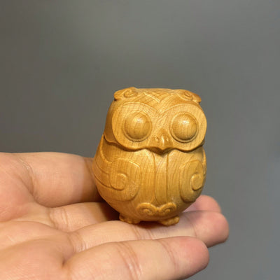 Charming Hand-Carved Owl Furniture Handle for Desktop Decoration