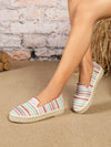 Fisherman Chic: One-Piece Linen Slip-On Shoes for Women