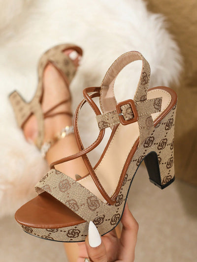 Trendy Snakeskin Embossed Chunky Heeled Mule Sandals – Stylish Platform Footwear for Bold Fashion Statements