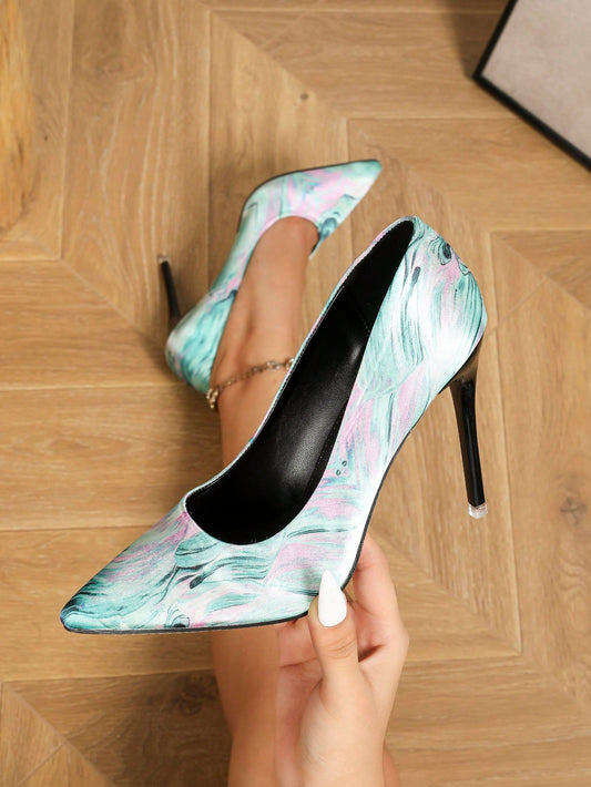 Update your shoe collection with our chic and versatile multicolor pointed toe high heel fashion <a href="https://canaryhouze.com/collections/women-canvas-shoes" target="_blank" rel="noopener">shoes</a> for women. Perfect for spring and autumn, these shoes are designed to elevate any outfit with a touch of style. The pointed toe and high heel add a fashionable edge, while the vibrant colors make a statement. Invest in comfort and style with these must-have shoes.
