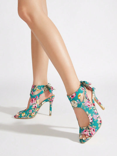 Strut Your Stuff in Style: Sexy Hollow-Out High Heeled Sandals with Stiletto Heels