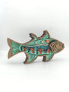 Ocean Fish Wooden Animal Crafts Carving with Lamp: Creative Home and Office Decoration