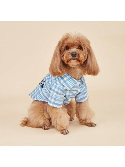 Pamper Your Paws: Plaid Print Shirt for Cats and Dogs - Perfect for All Seasons!