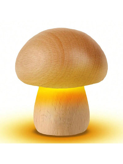 Unique Mushroom Table Lamp: Adjustable LED Brightness for Creative Home Decoration