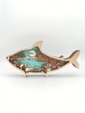 Expertly handcrafted, this Oceanic Fish Carving is a stunning <a href=