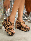 Chic Leopard Print Buckle Sandals: The Ultimate Summer Staple