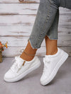 Stylish and Comfortable Lace-Up Sneakers for Women: Perfect for Outdoor Casual Wear