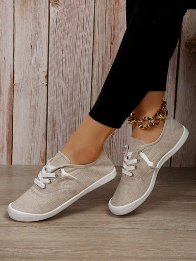 Step Out in Style: Women's Fashionable Lace-Up Sports Shoes