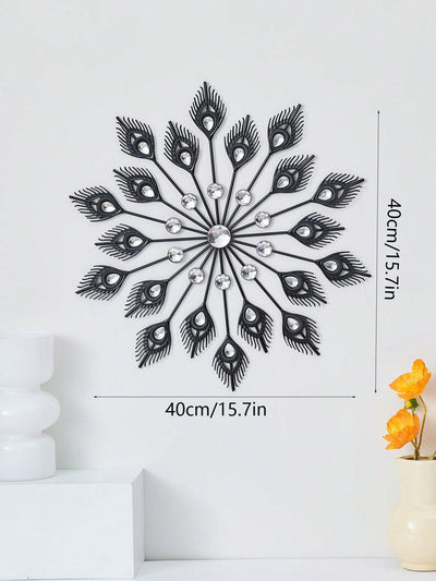 Artistic Metal Wall Hanging Ornament: Creative Home Decor for Living Room and Dining Room