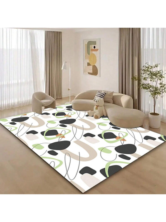 Ultra-Luxury Anti-Slip Rug: Elevate Your Home Decor with Washable, Stain Resistant Rich Patterns for Bedroom, Living Room, and Entryway - Various Styles Available!