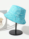 Stylish Sun Protection for Women with Holographic Water Ripple Reversible Bucket Hat