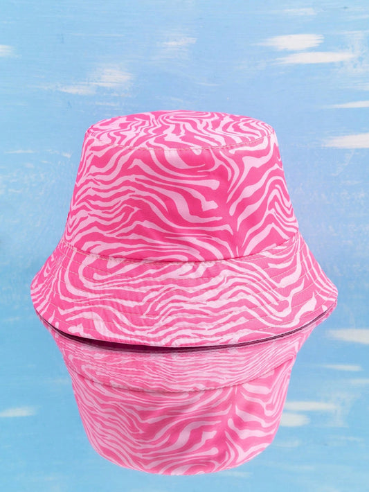 Stylish Sun Protection for Women with Holographic Water Ripple Reversible Bucket Hat