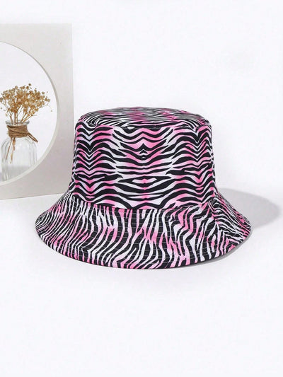 Stylish Sun Protection for Women with Holographic Water Ripple Reversible Bucket Hat