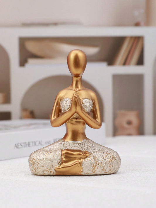 Elevate your home decor with our Serene Resin Yoga Girl Figurine. Made with high-quality resin, this stylish accent boasts intricate details and a calming aura. Perfect for yoga enthusiasts and those seeking a peaceful atmosphere, this figurine adds a touch of tranquility to any space.
