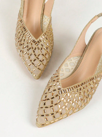 Dazzling Diamond Glitter High Heels - Perfect for Weddings!