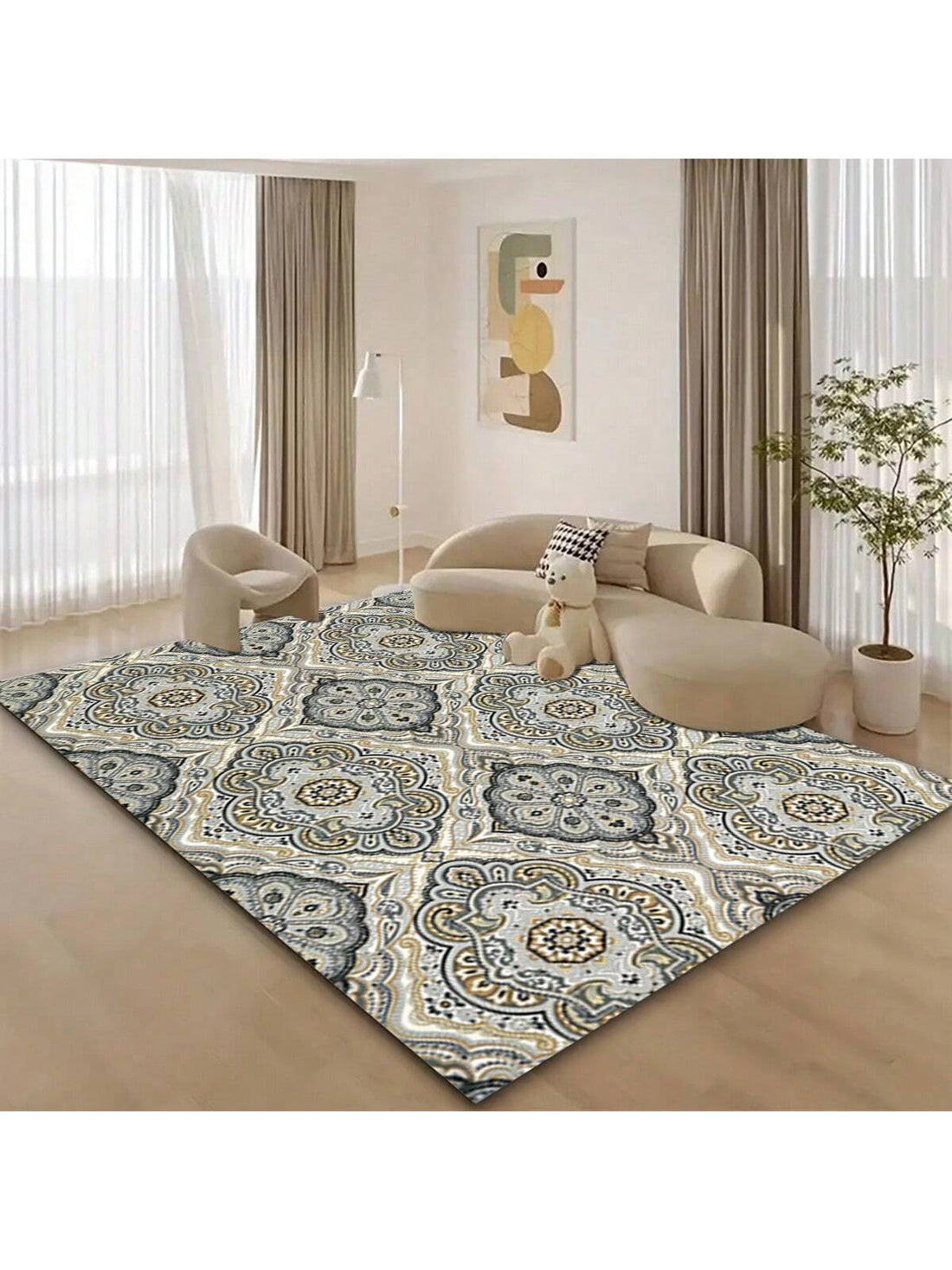 Introducing the Chic Luxury Anti-Slip <a href="https://canaryhouze.com/collections/rugs-and-mats" target="_blank" rel="noopener">Rug</a>, the perfect addition to elevate your home decor. With its washable and stain resistant design, this area rug offers both style and functionality. Available in rich patterns, it's the perfect choice for any room in your home.