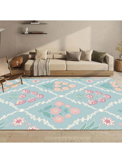 Chic Luxury Anti-Slip Rug: Elevate Your Home Decor with Washable Stain Resistant Area Rug in Rich Patterns