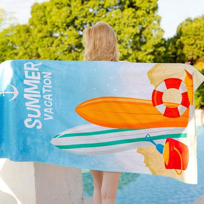 Ultimate Beach Towel: Quick Dry, Sun Protection, Keep Warm