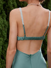 Chic Minimalism: Backless Solid Color Spaghetti Strap Dress