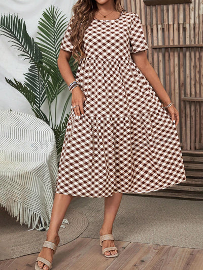 Gingham Ruffle Hem Maxi Dress: The Ultimate Summer Casual Chic Look