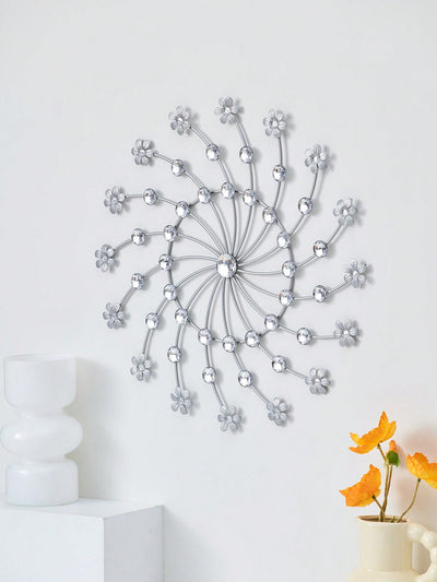 Contemporary Metal Art Wall Hanging: Elegant Decor for Home Dining Room and Entrance