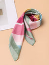 Chic Plaid & Geo Print Square Scarf - The Ultimate Boho Hair Accessory