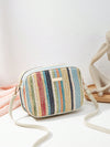 Chic and Stylish: Colorful Braided Single Shoulder Crossbody Bag for Women