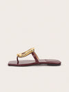 The Perfect Party Vacation Footwear with Snake Pattern Red Square Toe Slipper