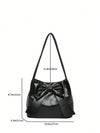 Chic Bow Knot Bucket Bag: The Must-Have Accessory for Fashionistas This Spring and Summer