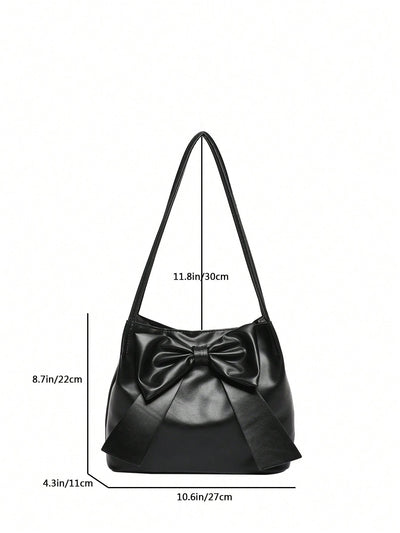 Chic Bow Knot Bucket Bag: The Must-Have Accessory for Fashionistas This Spring and Summer