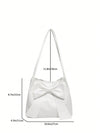 Chic Bow Knot Bucket Bag: The Must-Have Accessory for Fashionistas This Spring and Summer