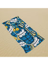 Sun-Protection Smiley Grenade Beach Towel: Soft and Absorbent, Perfect for Outdoor Fun