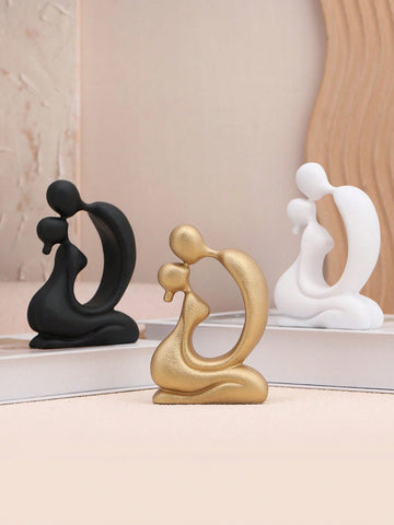 Love Story in Resin: Couple Kissing Decoration Gift Ornament