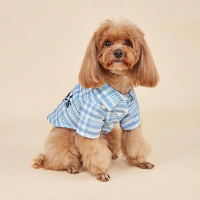 Pamper Your Paws: Plaid Print Shirt for Cats and Dogs - Perfect for All Seasons!