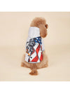 Patriotic Paws: Independence Day 3D Eagle American Flag Print Hoodie for Pets