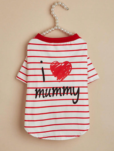 Striped Cat T-shirt: The Perfect Gift for Mother's Day or Father's Day!