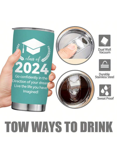 Class of 2024 Graduation Insulated Tumbler - Stay Hydrated in Style!