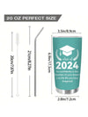 Class of 2024 Graduation Insulated Tumbler - Stay Hydrated in Style!