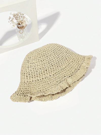 Stay Chic and Shaded this Summer with handmade Crochet Straw Hat